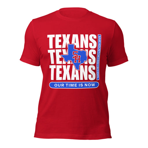 Sam Houston High School Texans Red Premium Unisex T-shirt 235