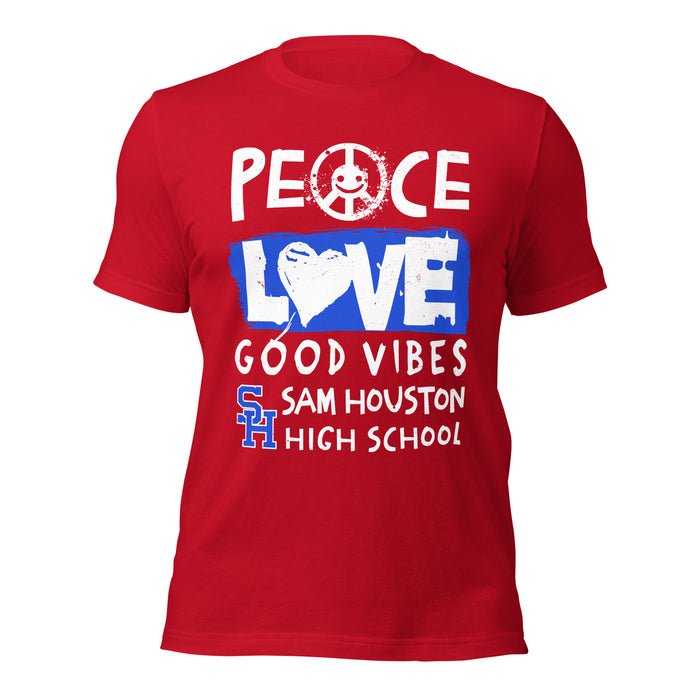 Sam Houston High School Texans Red Premium Unisex T-shirt 240