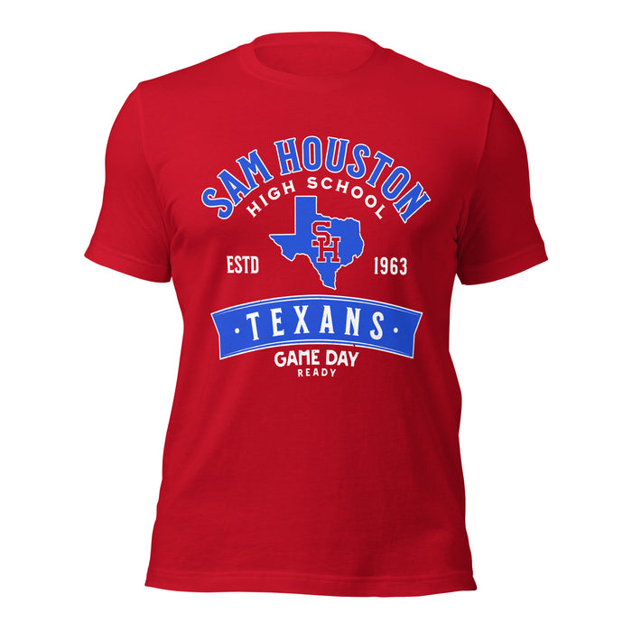 Sam Houston High School Texans Red Premium Unisex T-shirt 221