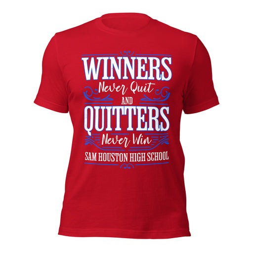 Sam Houston High School Texans Red Premium Unisex T-shirt 237