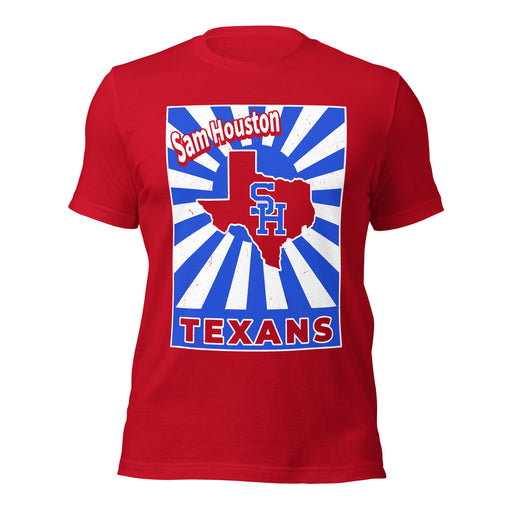 Sam Houston High School Texans Red Premium Unisex T-shirt 226