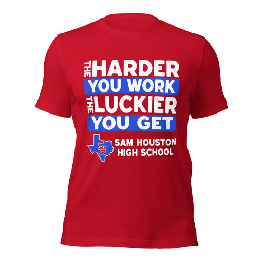 Sam Houston High School Texans Red Premium Unisex T-shirt 238
