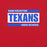 Close-up view of Sam Houston High School Texans Red Premium Unisex T-shirt 098