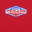 Close-up view of Sam Houston High School Texans Red Premium Unisex T-shirt 009