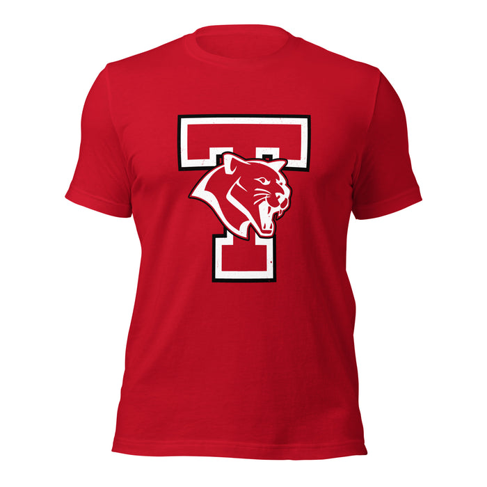 Tomball High School Cougars Red Premium Unisex T-shirt 200