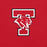 Close-up view of Tomball High School Cougars Red Premium Unisex T-shirt 200