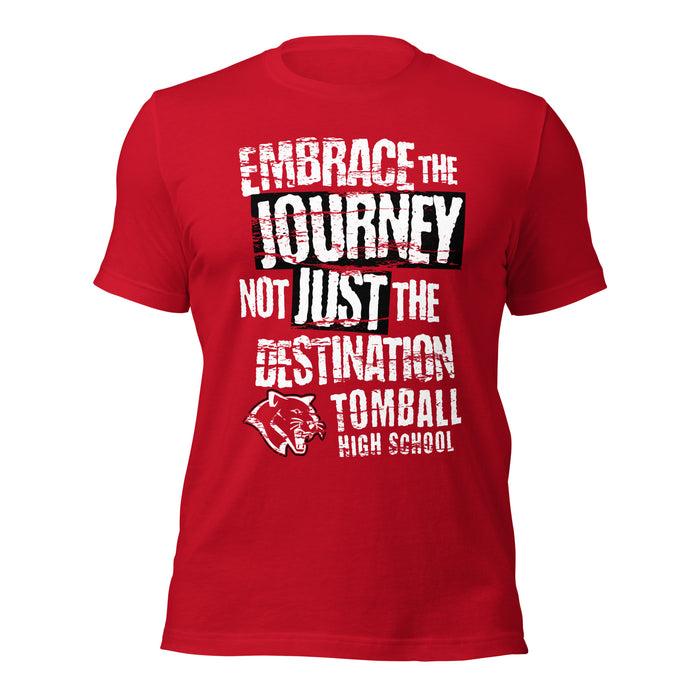 Tomball High School Cougars Red Premium Unisex T-shirt 232