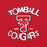 Close-up view of Tomball High School Cougars Red Premium Unisex T-shirt 228