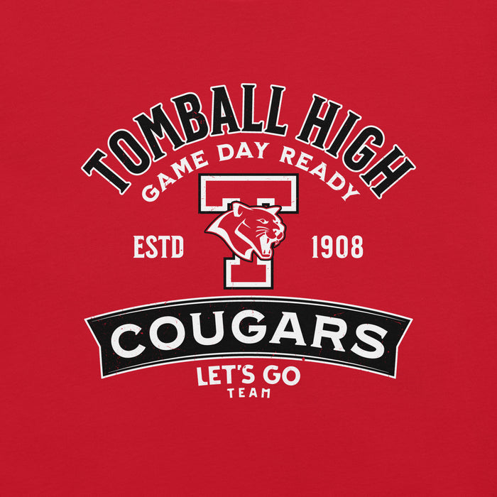 Tomball High School Cougars Red Premium Unisex T-shirt 221