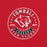 Close-up view of Tomball High School Cougars Red Premium Unisex T-shirt 215