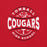 Close-up view of Tomball High School Cougars Red Premium Unisex T-shirt 218