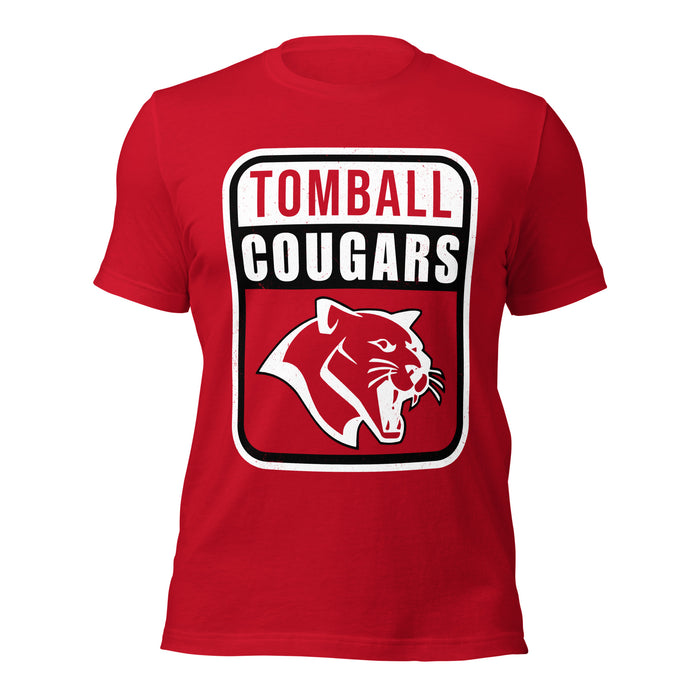 Tomball High School Cougars Red Premium Unisex T-shirt 001