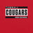 Close-up view of Tomball High School Cougars Red Premium Unisex T-shirt 098