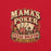 Close-up view of Mama's Poker Premium Unisex T-shirt 231