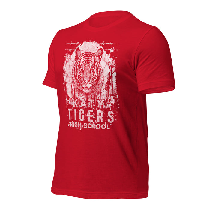 Katy High School Tigers Red Premium Unisex T-shirt 207a