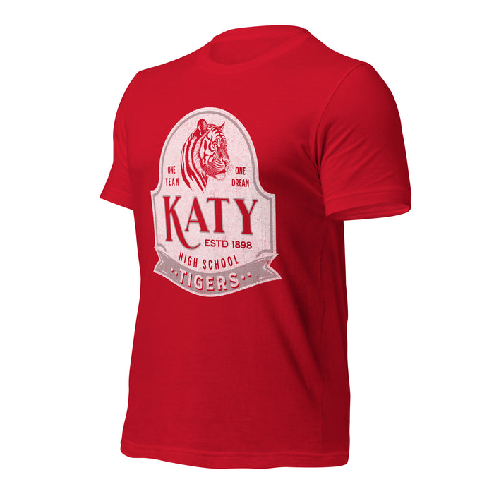 Katy High School Tigers Red Premium Unisex T-shirt 212a