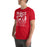 Man wearing Katy High School Tigers Red Premium Unisex T-shirt 240