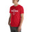 Man wearing Katy High School Tigers Red Premium Unisex T-shirt 017