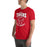 Man wearing Katy High School Tigers Red Premium Unisex T-shirt 213
