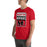 Man wearing Martin High School Warriors Red Premium Unisex T-shirt 001