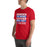 Man wearing Oak Ridge High School War Eagles Red Premium Unisex T-shirt 238