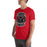 Man wearing Odessa High School Bronchos Red Premium Unisex T-shirt 207