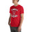 Man wearing Tomball High School Cougars Red Premium Unisex T-shirt 228