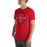 Man wearing Tomball High School Cougars Red Premium Unisex T-shirt 201