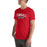 Man wearing Tomball High School Cougars Red Premium Unisex T-shirt 021