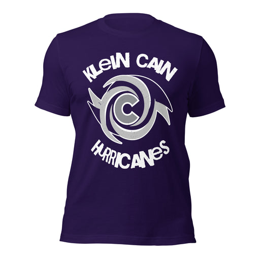 Klein Cain High School Hurricanes Purple Premium Unisex T-shirt 228