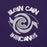 Close-up view of Klein Cain High School Hurricanes Purple Premium Unisex T-shirt 228