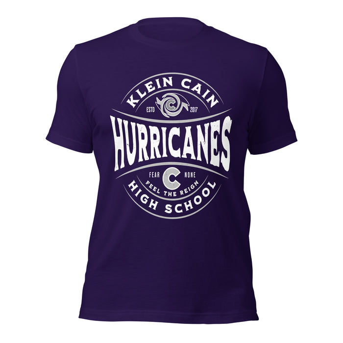 Klein Cain High School Hurricanes Purple Premium Unisex T-shirt 218