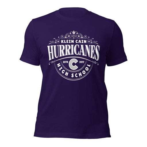 Klein Cain High School Hurricanes Purple Premium Unisex T-shirt 211