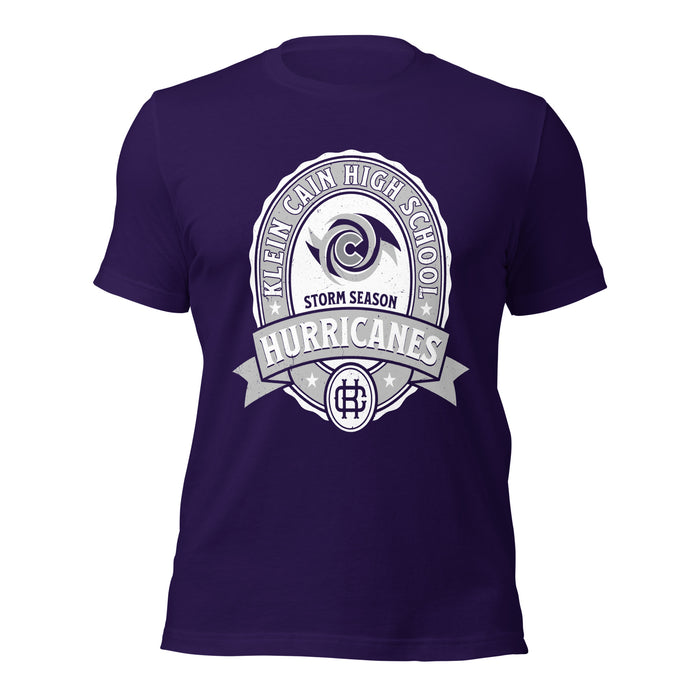 Klein Cain High School Hurricanes Purple Premium Unisex T-shirt 212
