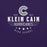 Close-up view of Klein Cain High School Hurricanes Purple Premium Unisex T-shirt 217