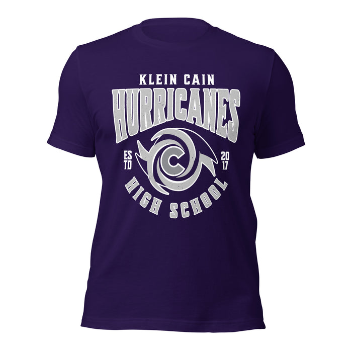 Klein Cain High School Hurricanes Purple Premium Unisex T-shirt 213