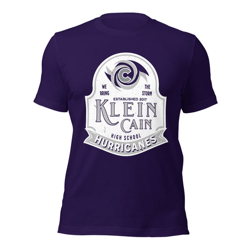 Klein Cain High School Hurricanes Purple Premium Unisex T-shirt 219