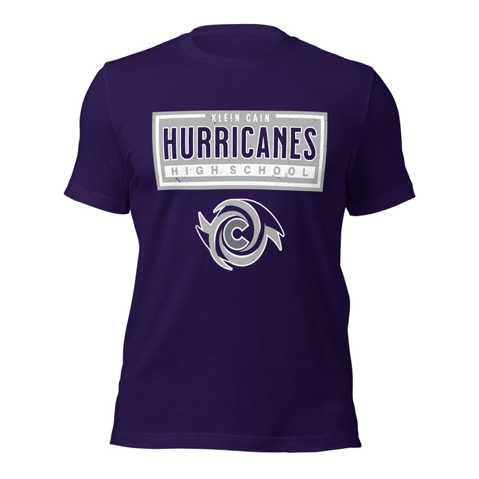 Klein Cain High School Hurricanes Purple Premium Unisex T-shirt 049