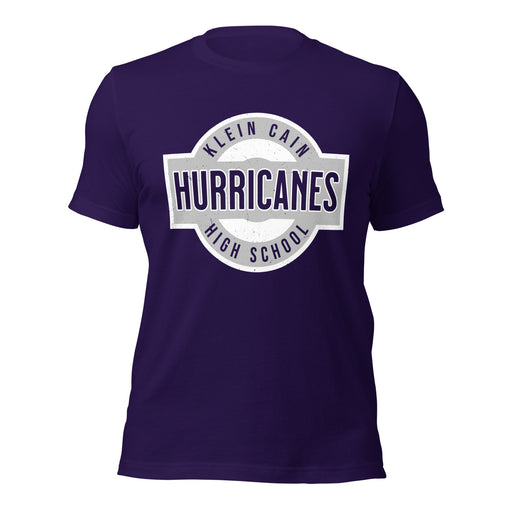 Klein Cain High School Hurricanes Purple Premium Unisex T-shirt 011