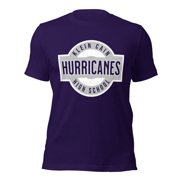 Klein Cain High School Hurricanes Purple Premium Unisex T-shirt 011