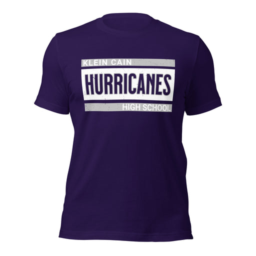 Klein Cain High School Hurricanes Purple Premium Unisex T-shirt 098