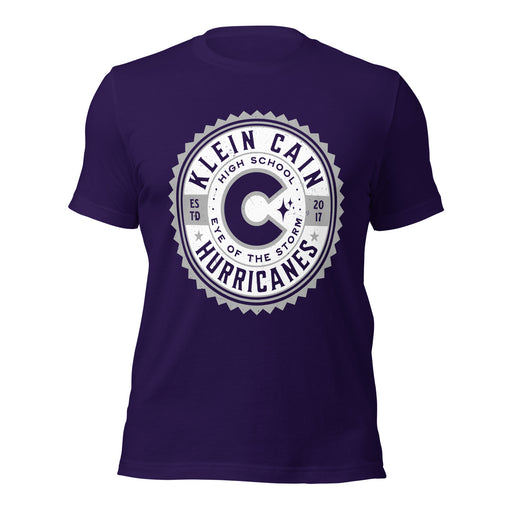 Klein Cain High School Hurricanes Purple Premium Unisex T-shirt 203