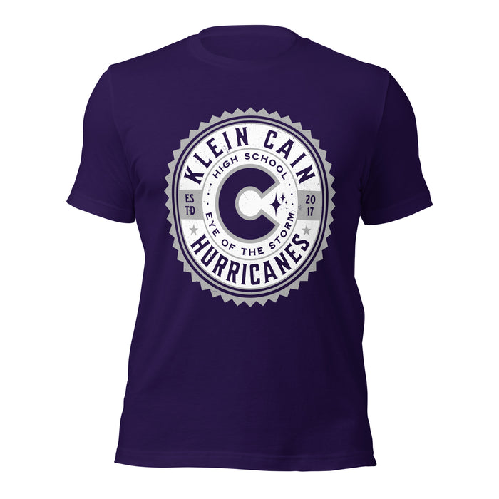 Klein Cain High School Hurricanes Purple Premium Unisex T-shirt 203
