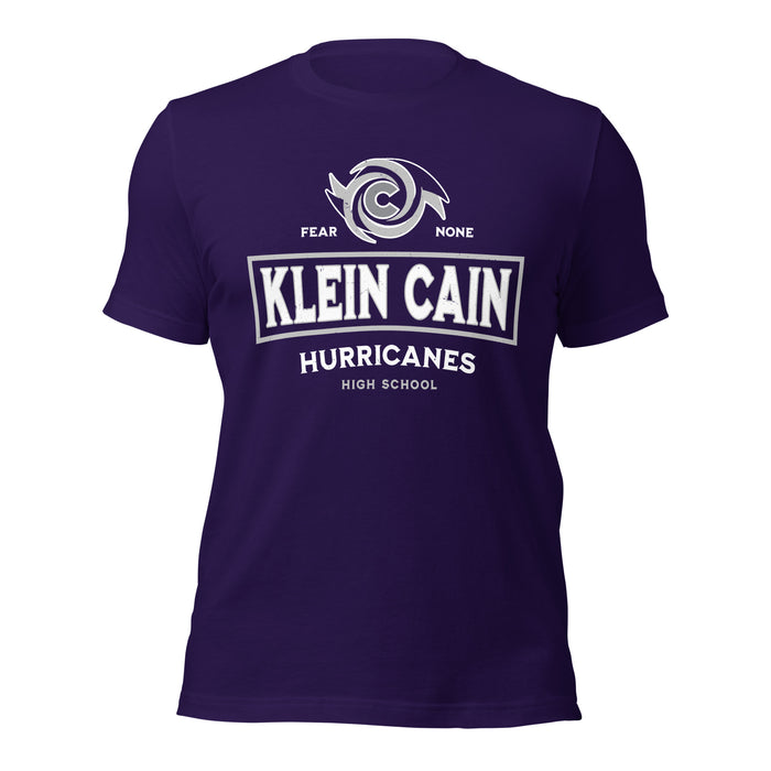 Klein Cain High School Hurricanes Purple Premium Unisex T-shirt 202