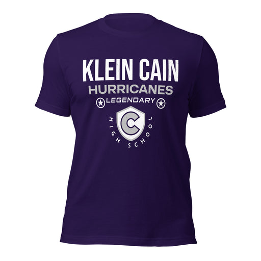 Klein Cain High School Hurricanes Purple Premium Unisex T-shirt 003