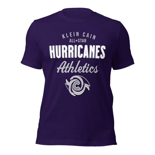 Klein Cain High School Hurricanes Purple Premium Unisex T-shirt 034