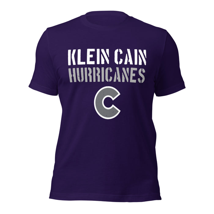 Klein Cain High School Hurricanes Purple Premium Unisex T-shirt 017