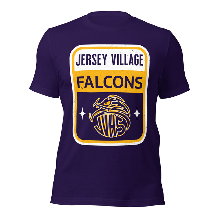 Jersey Village High School Falcons Purple Premium Unisex T-shirt 001