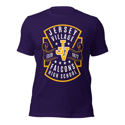 Jersey Village High School Falcons Purple Premium Unisex T-shirt 207