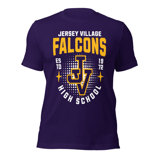 Jersey Village High School Falcons Purple Premium Unisex T-shirt 204